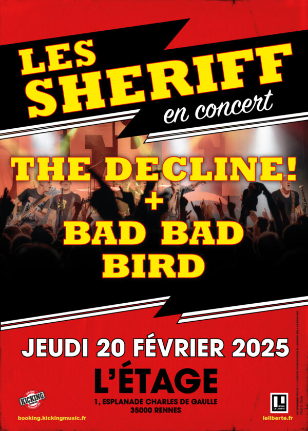 Les Sheriff + Bad Bad Bird + Special Guest