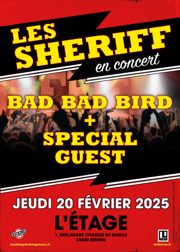 Les Sheriff + Bad Bad Bird + Special Guest