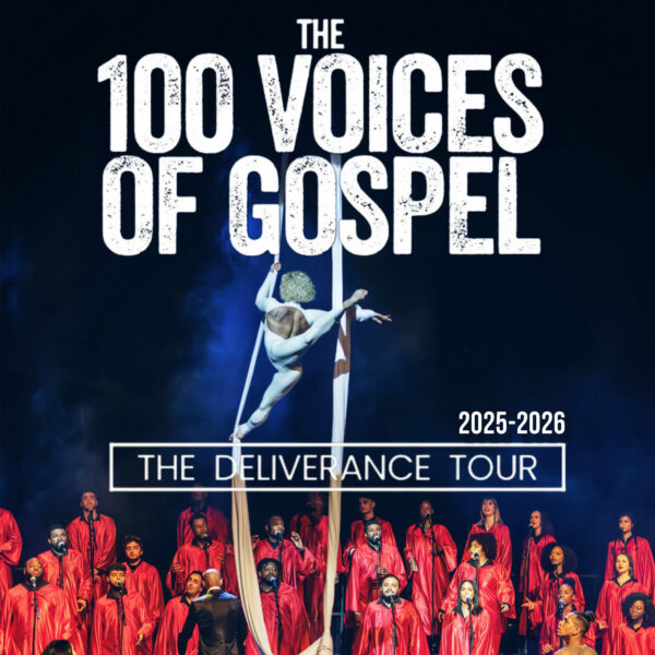 Affiche Gospel pour 100 Voix en concert au Liberté